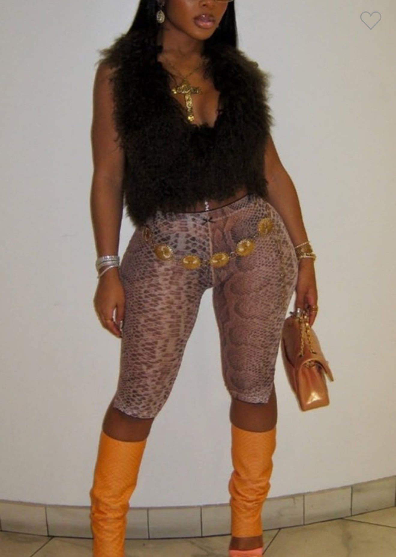 Rattle me mesh capri