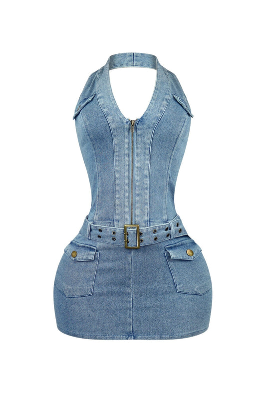 Denim Date Dress